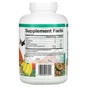 Thực phẩm bổ sung Natural Factors Fruit-Flavor Chew Vitamin C Tropical 500 mg 180 Chewable Wafers 068958013299
