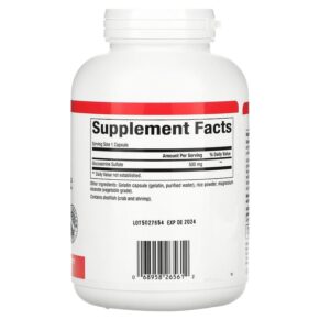 Natural Factors Glucosamine Sulfate 500 mg 360 Capsules 3 Thực phẩm bổ sung Natural Factors Glucosamine Sulfate 500 mg 360 Capsules 068958265612