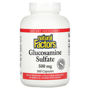 Thực phẩm chức năng Natural Factors Glucosamine Sulfate 500 mg 360 Capsules 068958265612