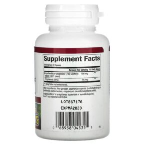 Thực phẩm bổ sung Natural Factors GrapeSeedRich Grape Seed Extract 100 mg 60 Vegetarian Capsules 068958045351