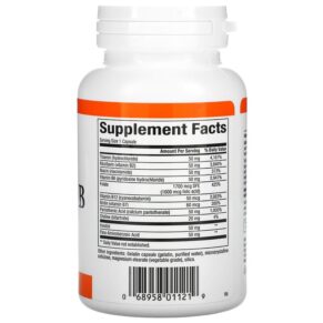 Thực phẩm bổ sung Natural Factors Hi Potency B Complex 90 Capsules 068958011219