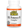 Thực phẩm chức năng Natural Factors Hi Potency B Complex 90 Capsules 068958011219