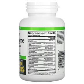 Thực phẩm bổ sung Natural Factors High Potency Multi Enzyme 120 Vegetarian Capsules 068958017464
