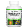 Thực phẩm chức năng Natural Factors High Potency Multi Enzyme 120 Vegetarian Capsules 068958017464