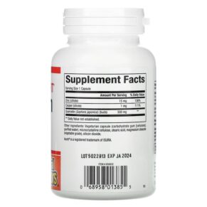Thực phẩm bổ sung Natural Factors Immune Support Quercetin 500 mg 60 Vegetarian Capsules 068958013855
