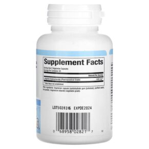 Thực phẩm bổ sung Natural Factors L-Arginine 500 mg 90 Vegetarian Capsules 068958028217