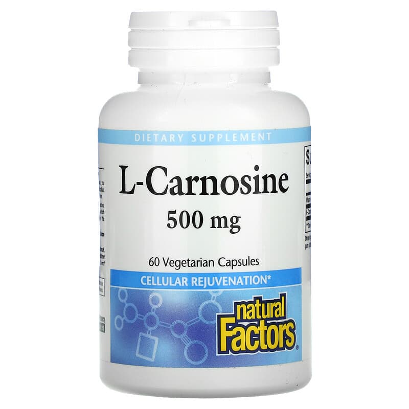 Natural Factors L-Carnosine 500 mg 60 Vegetarian Capsules 8 Thực phẩm chức năng Natural Factors L-Carnosine 500 mg 60 Vegetarian Capsules 068958028057