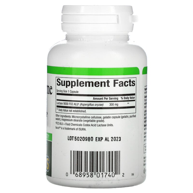 Natural Factors Lactase Enzyme 9.000 FCC ALU 60 Capsules 2 Thực phẩm bổ sung Natural Factors Lactase Enzyme 9.000 FCC ALU 60 Capsules 068958017402