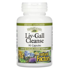 Thực phẩm chức năng Natural Factors Liv-Gall Cleanse 90 Capsules 068958046457