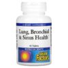 Thực phẩm chức năng Natural Factors Lung Bronchial & Sinus Health 45 Tablets 068958035048