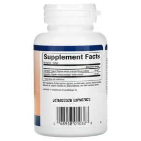 Thực phẩm bổ sung Natural Factors Lutein 20 mg 60 Softgels 068958010328