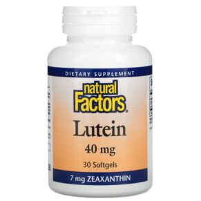 Thực phẩm chức năng Natural Factors Lutein 40 mg 30 Softgels 068958010342