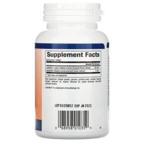 Thực phẩm bổ sung Natural Factors Lutein 40 mg 60 Softgels 068958010359