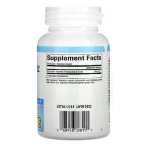 Thực phẩm bổ sung Natural Factors Micronized L-Glutamine 1.000 mg 90 Vegetarian Capsules 068958028101