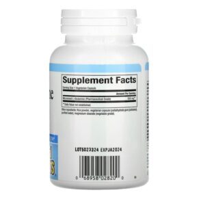 Thực phẩm bổ sung Natural Factors Micronized L-Glutamine 500 mg 90 Vegetarian Capsules 068958028200