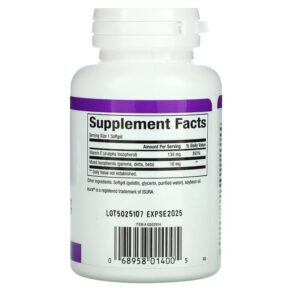 Thực phẩm bổ sung Natural Factors Mixed Vitamin E 134 mg (200 IU) 90 Softgels 068958014005
