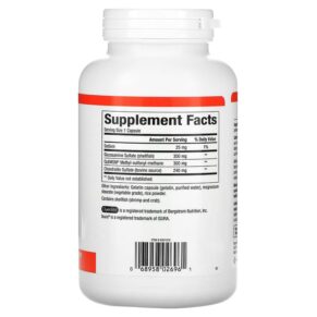 Thực phẩm bổ sung Natural Factors MSM Joint Formula with Glucosamine & Chondroitin Sulfate 180 Capsules 068958026961
