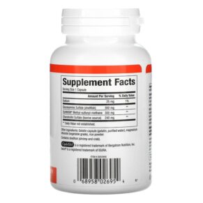 Thực phẩm bổ sung Natural Factors MSM Joint Formula with Glucosamine & Chondroitin Sulfate 90 Capsules 068958026954