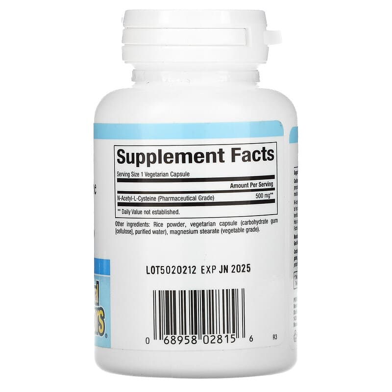 Natural Factors NAC N-Acetyl-L Cysteine 500 mg 90 Vegetarian Capsules 2 Thực phẩm bổ sung Natural Factors NAC N-Acetyl-L Cysteine 500 mg 90 Vegetarian Capsules 068958028156