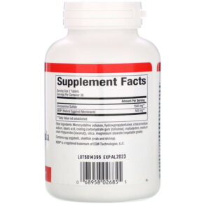 Thực phẩm bổ sung Natural Factors NEM Knee & Joint Formula with Glucosamine 60 Tablets 068958026855