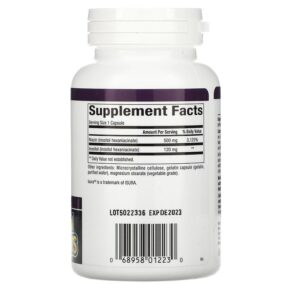 Thực phẩm bổ sung Natural Factors No Flush Niacin 500 mg 90 Capsules 068958012230