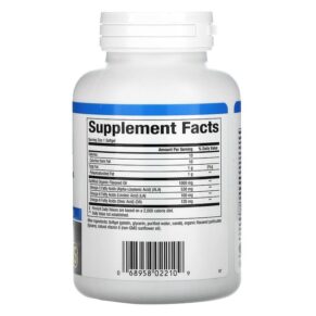 Thực phẩm bổ sung Natural Factors OmegaFactors Flaxseed Oil 1.000 mg 90 Softgels 068958022109