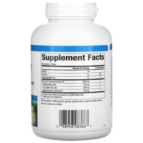 Thực phẩm bổ sung Natural Factors OmegaFactors Ultra Prim Evening Primrose Oil 1000 mg 240 Softgels 068958083667