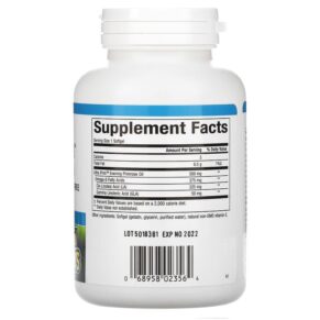 Thực phẩm bổ sung Natural Factors OmegaFactors Ultra Prim Evening Primrose Oil 500 mg 180 Softgels 068958023564