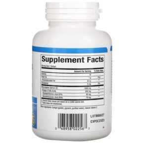 Thực phẩm bổ sung Natural Factors OmegaFactors Wild Alaskan Salmon Oil 1.000 mg 90 Softgels 068958022567