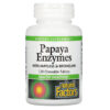 Thực phẩm chức năng Natural Factors Papaya Enzymes with Amylase & Bromelain 120 Chewable Tablets 068958017495