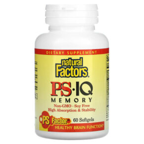 Thực phẩm chức năng Natural Factors PS - IQ Memory 60 Softgels 068958026251