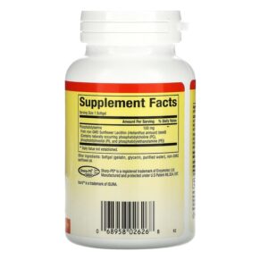 Thực phẩm bổ sung Natural Factors PS Phosphatidylserine 100 mg 120 Softgels 068958026268