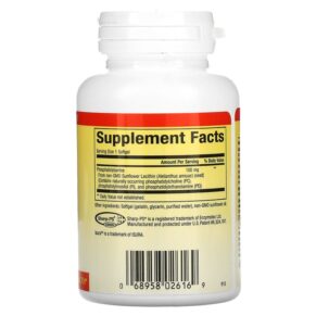 Thực phẩm bổ sung Natural Factors PS Phosphatidylserine 100 mg 60 Softgels 068958026169