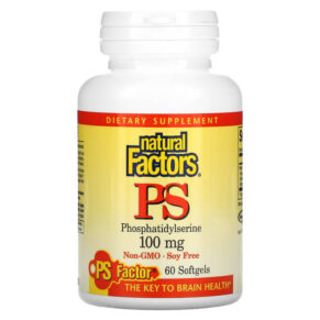 Thực phẩm chức năng Natural Factors PS Phosphatidylserine 100 mg 60 Softgels 068958026169