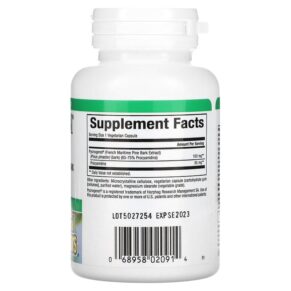 Natural Factors Pycnogenol 100 mg 30 Vegetarian Capsules 3 Thực phẩm bổ sung Natural Factors Pycnogenol 100 mg 30 Vegetarian Capsules 068958020914