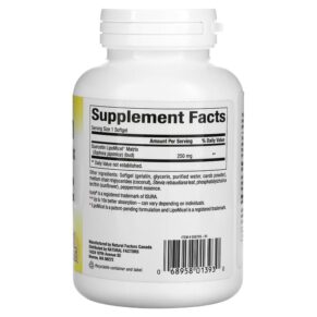 Thực phẩm bổ sung Natural Factors Quercetin LipoMicel Matrix 120 Liquid Softgels 068958013930