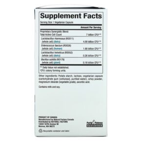 Thực phẩm bổ sung Natural Factors ReliefBiotic IB 7 Billion 30 Vegetarian Capsules 068958018614