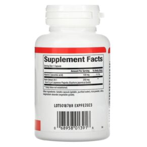 Thực phẩm bổ sung Natural Factors Rutin 250 mg 90 Capsules 068958013916