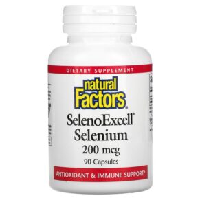 Thực phẩm chức năng Natural Factors SelenoExcell Selenium 200 mcg 90 Capsules 068958016757