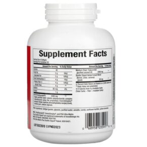 Thực phẩm bổ sung Natural Factors SlimStyles PG X Ultra Matrix Plus Soothe Digest 820 mg 120 Softgels 068958035918