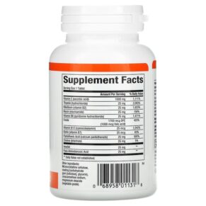 Thực phẩm bổ sung Natural Factors Stress B Formula Plus 1.000 mg Vitamin C 90 Tablets 068958011318