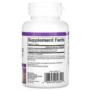 Thực phẩm bổ sung Natural Factors Stress-Relax 100% Pure Saffron Extract 30 Vegetarian Capsules 068958028545