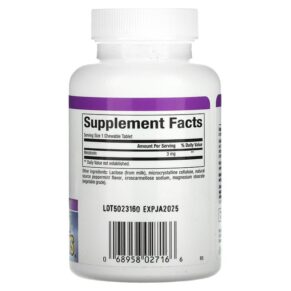 Thực phẩm bổ sung Natural Factors Stress-Relax Melatonin 3 mg 180 Chewable Tablets 068958027166