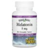 Thực phẩm chức năng Natural Factors Stress-Relax Melatonin 5 mg 90 Chewable Tablets 068958027173