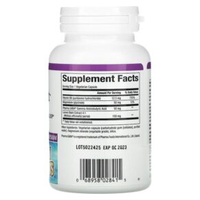 Thực phẩm bổ sung Natural Factors Stress-Relax Mind Retreat 60 Vegetarian Capsules 068958028415