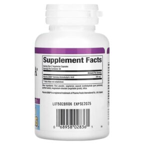 Thực phẩm bổ sung Natural Factors Stress Relax Pharma GABA 100 mg 60 Vegetarian Capsules 068958028361