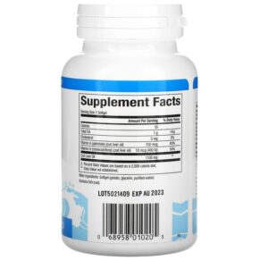 Thực phẩm bổ sung Natural Factors Super Cod Liver Oil 90 Softgels 068958010205