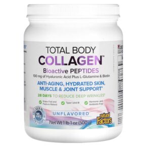 Thực phẩm chức năng Natural Factors Total Body Collagen Bioactive Peptides Unflavored 1 lb 1 oz (500 g) 068958026329