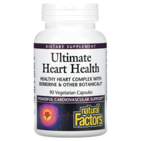 Thực phẩm chức năng Natural Factors Ultimate Heart Health 90 Vegetarian Capsules 068958049908