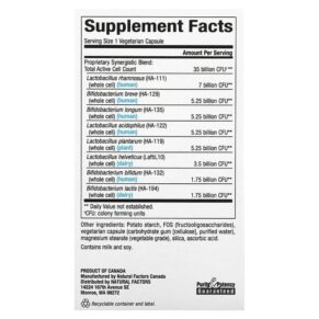 Thực phẩm bổ sung Natural Factors Ultimate Probiotic Senior's 35 Billion CFUs 30 Vegetarian Capsules 068958018140